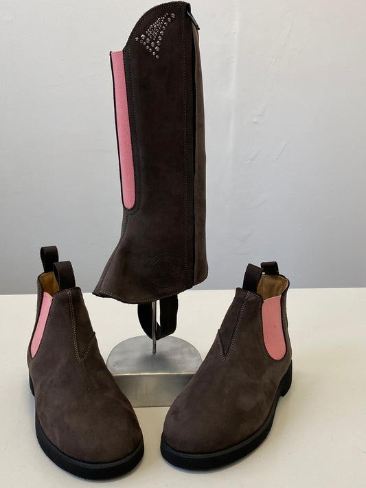 COLLODI Shiny Nubuck Leggings for Children